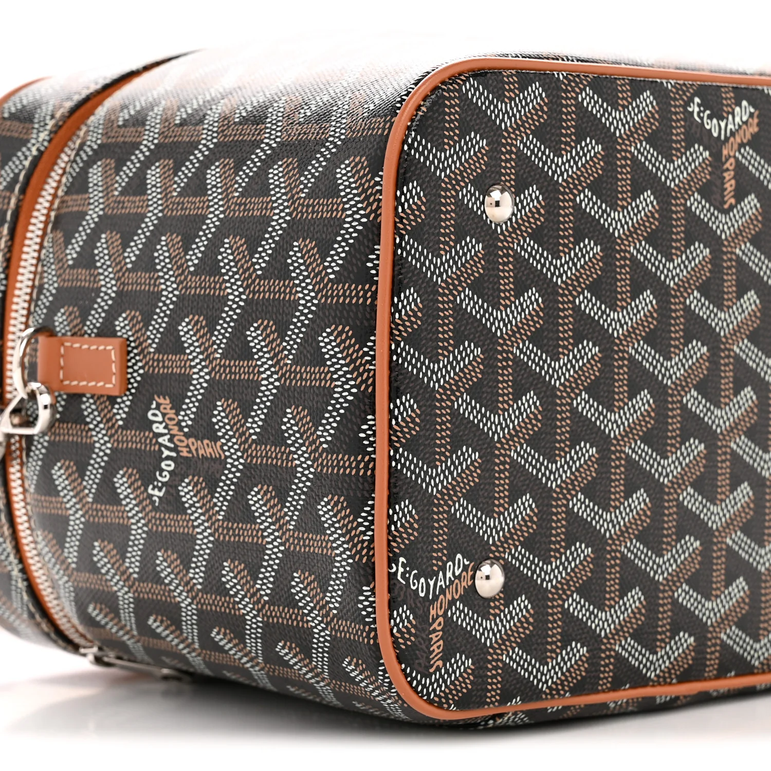 Goyardine Muse Vanity Case Black Gold - Image 9
