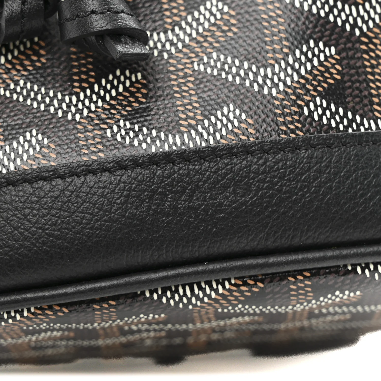 Goyardine Petit Flot Mini Bucket Bag Black - Image 6
