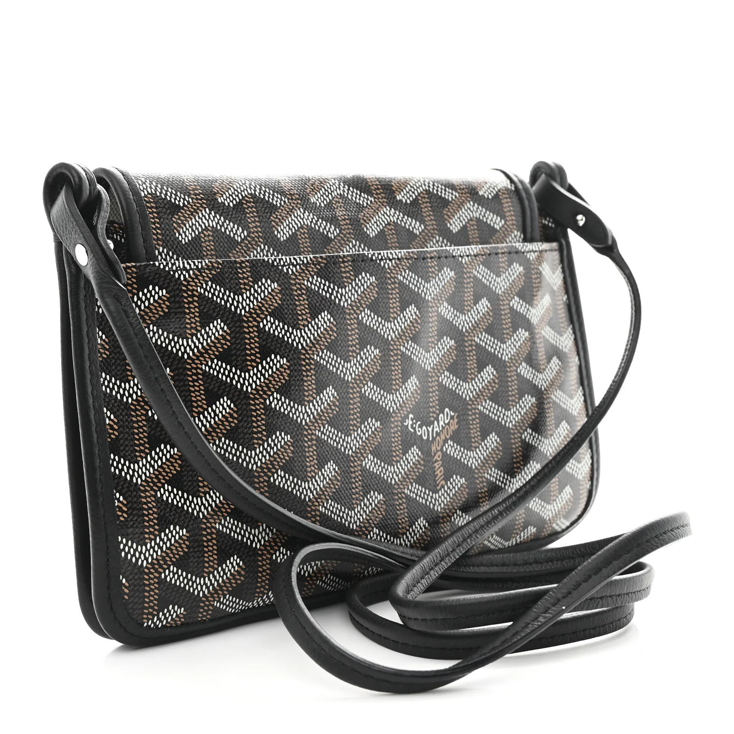 Goyardine Plumet Wallet Clutch Black - Image 3