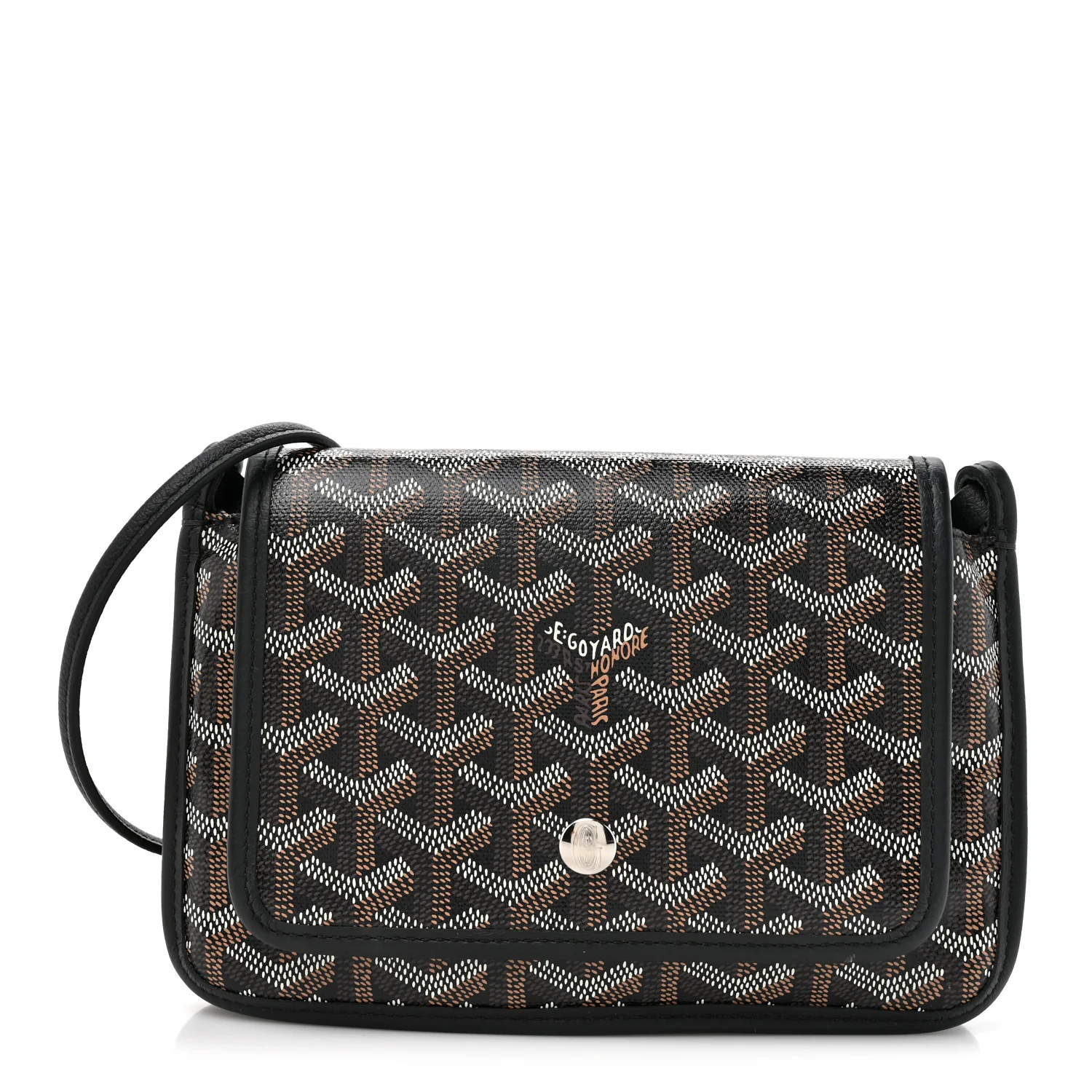 Goyardine Plumet Wallet Clutch Black