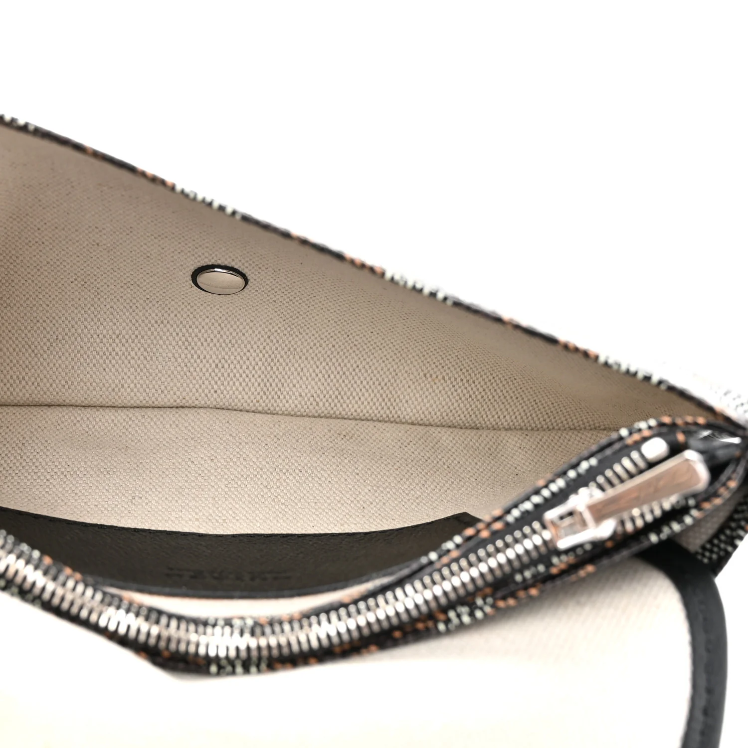 Goyardine Plumet Wallet Clutch Black - Image 6