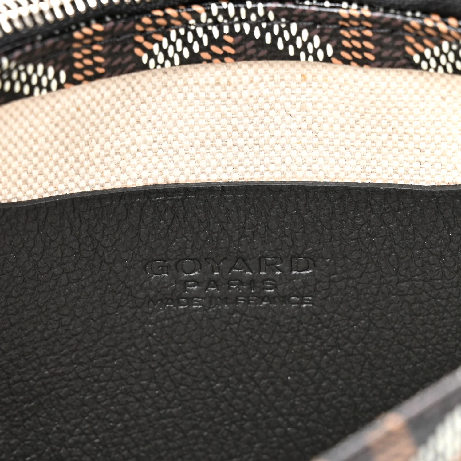 Goyardine Plumet Wallet Clutch Black - Image 7