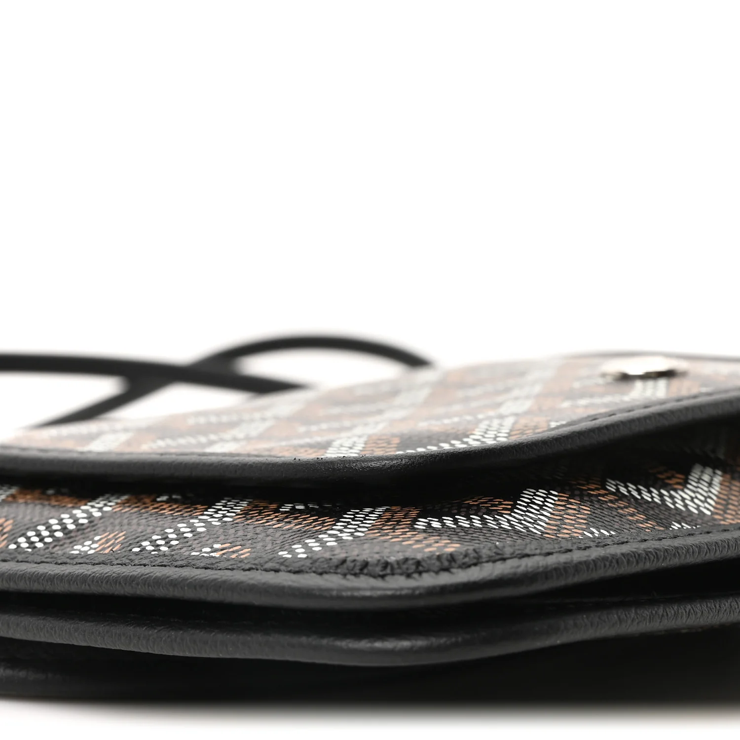 Goyardine Plumet Wallet Clutch Black - Image 8