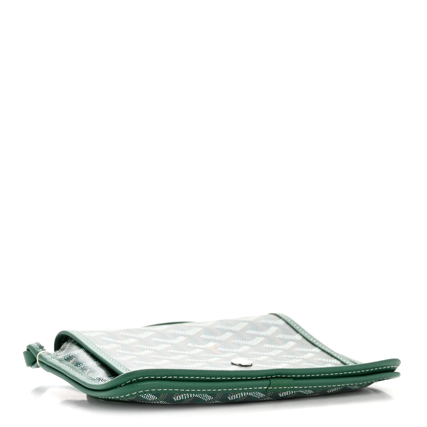 Goyardine Plumet Wallet Clutch Green - Image 4