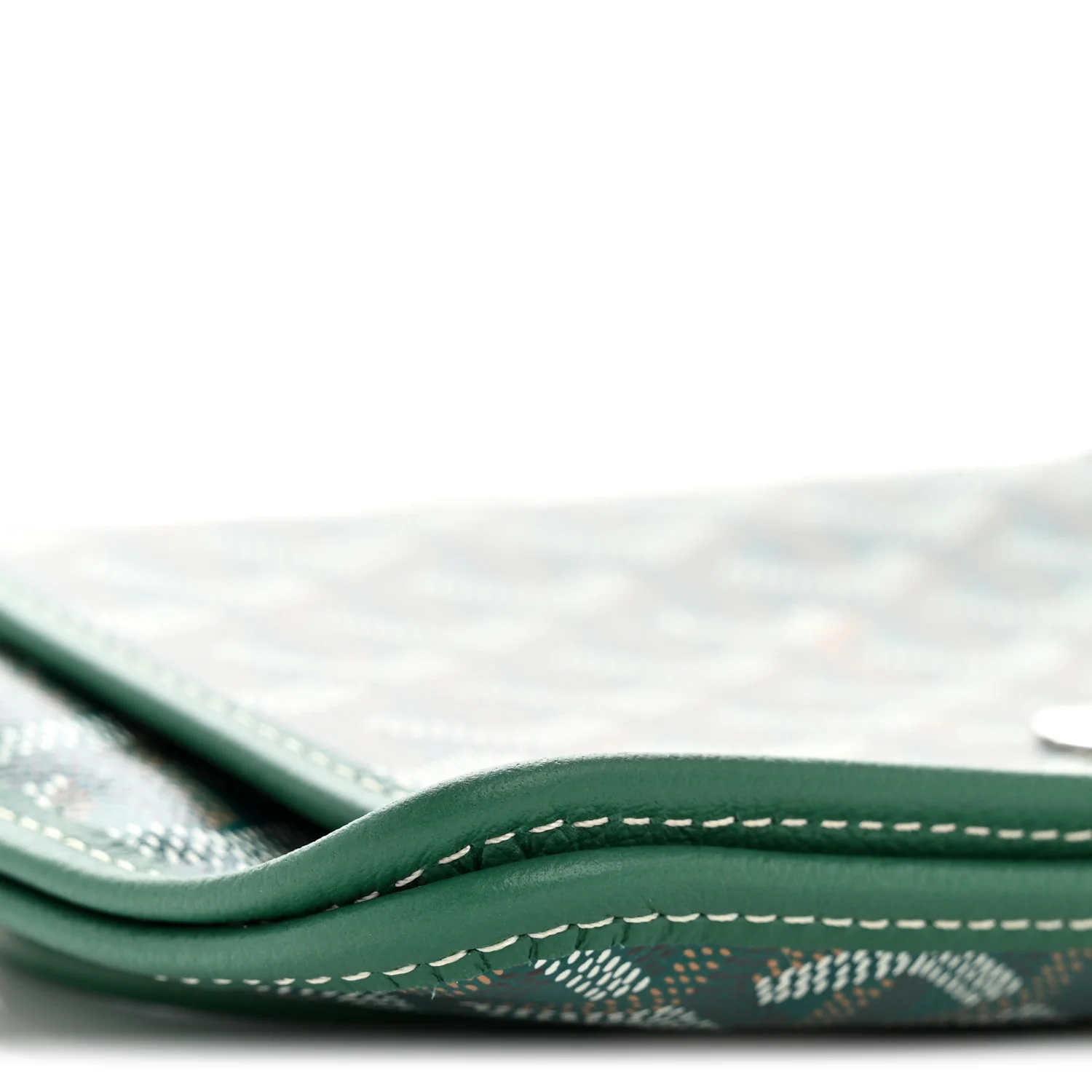 Goyardine Plumet Wallet Clutch Green - Image 9
