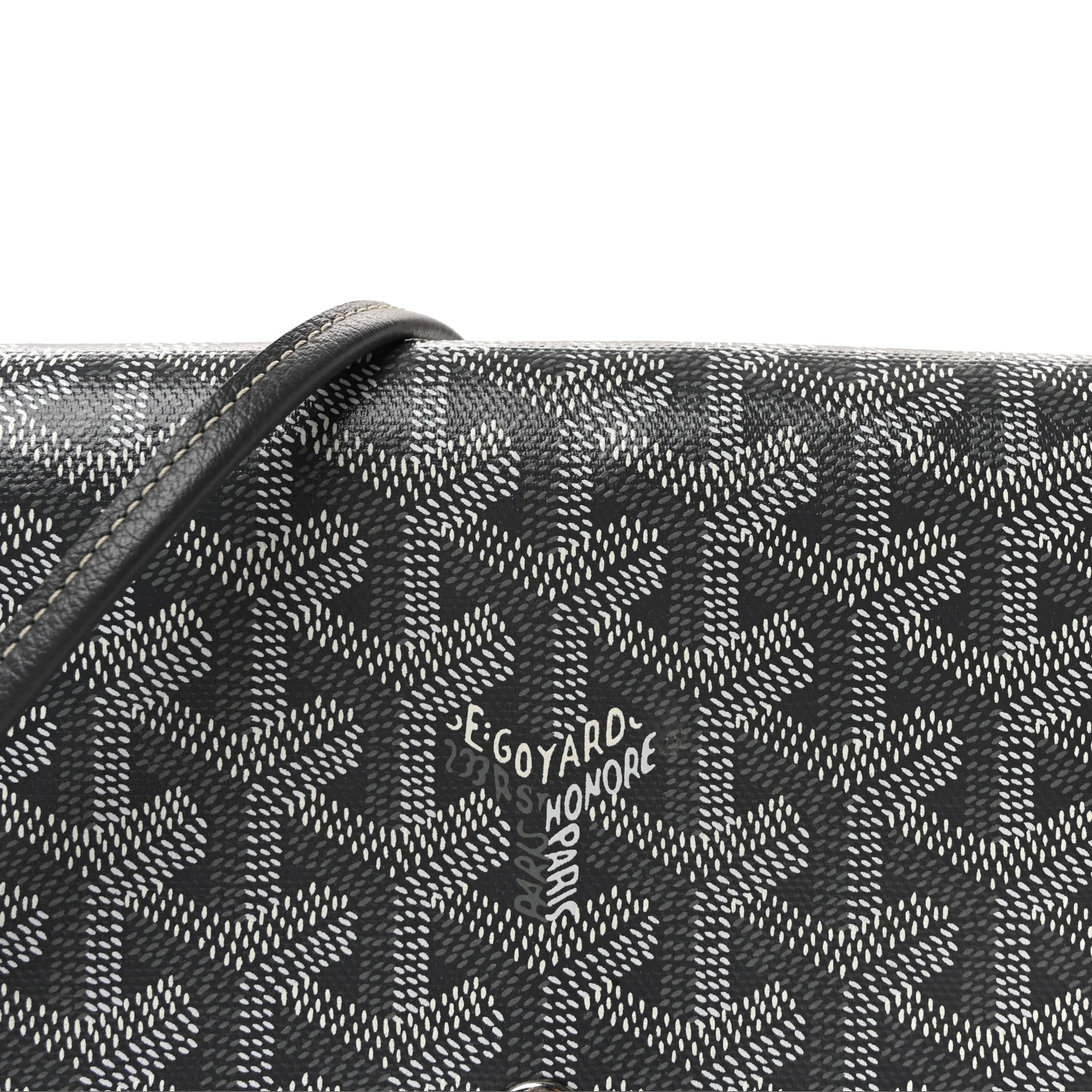 Goyardine Plumet Wallet Clutch Grey - Image 7