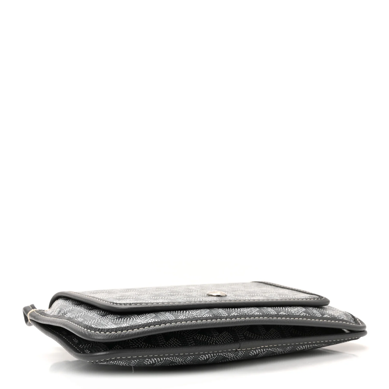 Goyardine Plumet Wallet Clutch Grey - Image 4