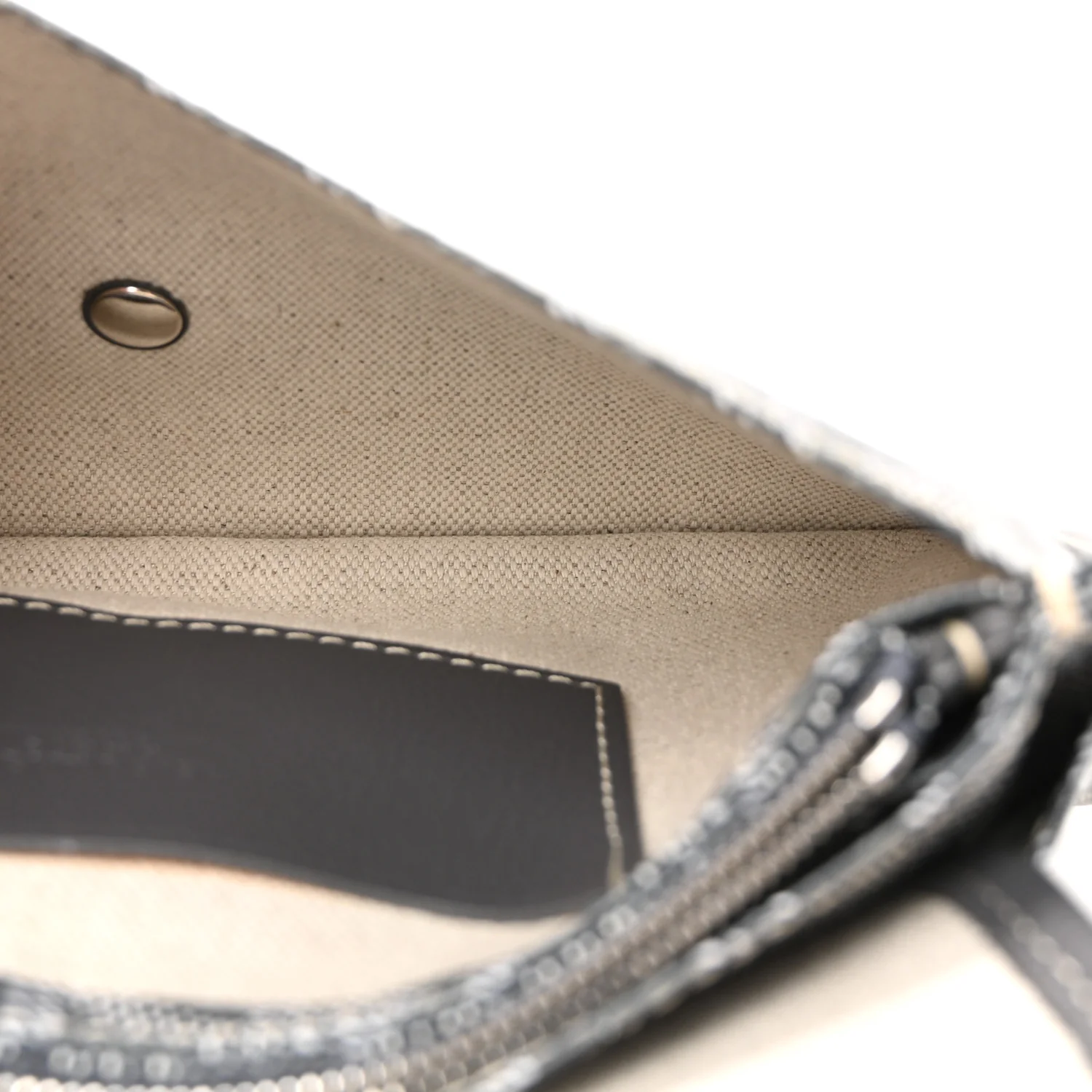 Goyardine Plumet Wallet Clutch Grey - Image 5