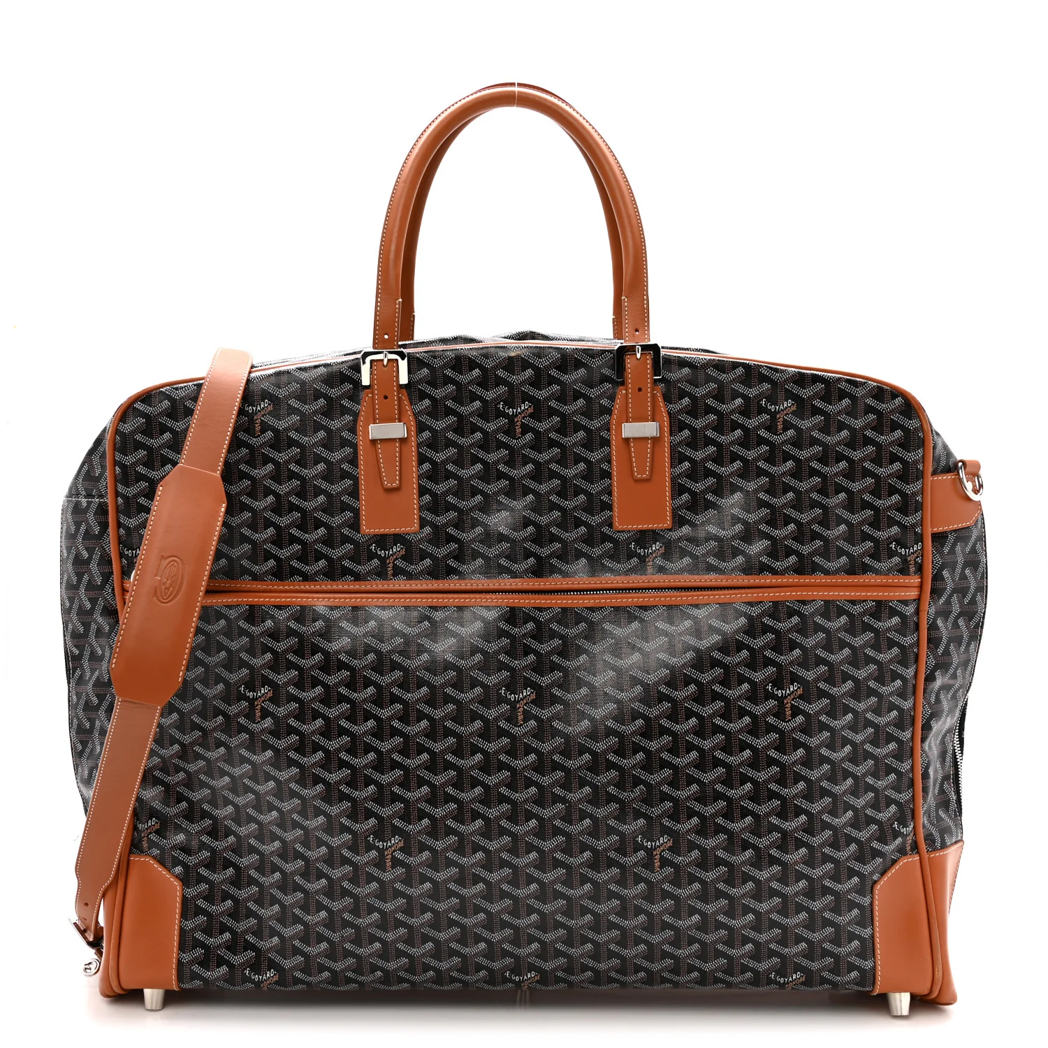 Goyardine Porte-Habits Garment Bag Black Gold - Image 2