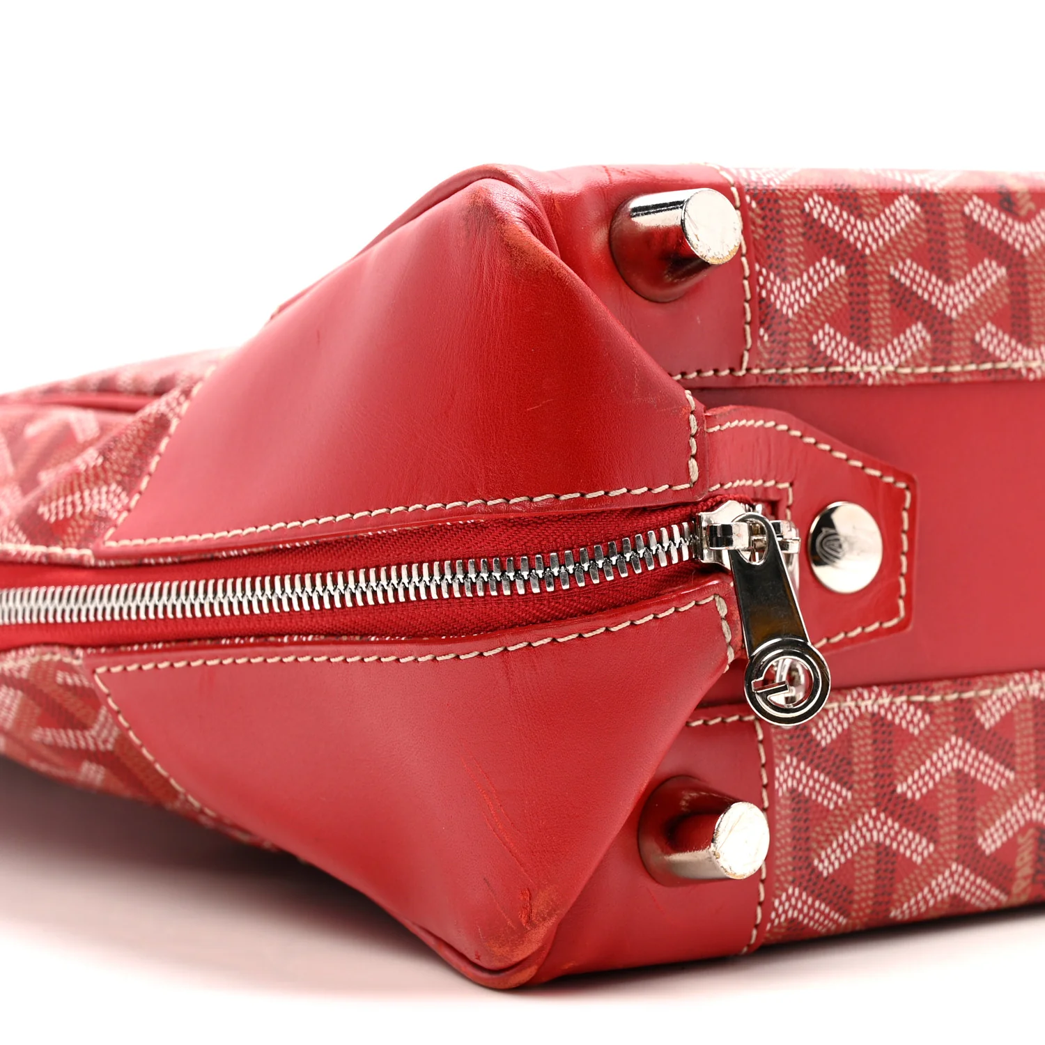 Goyardine Porte-Habits Garment Bag Red - Image 13