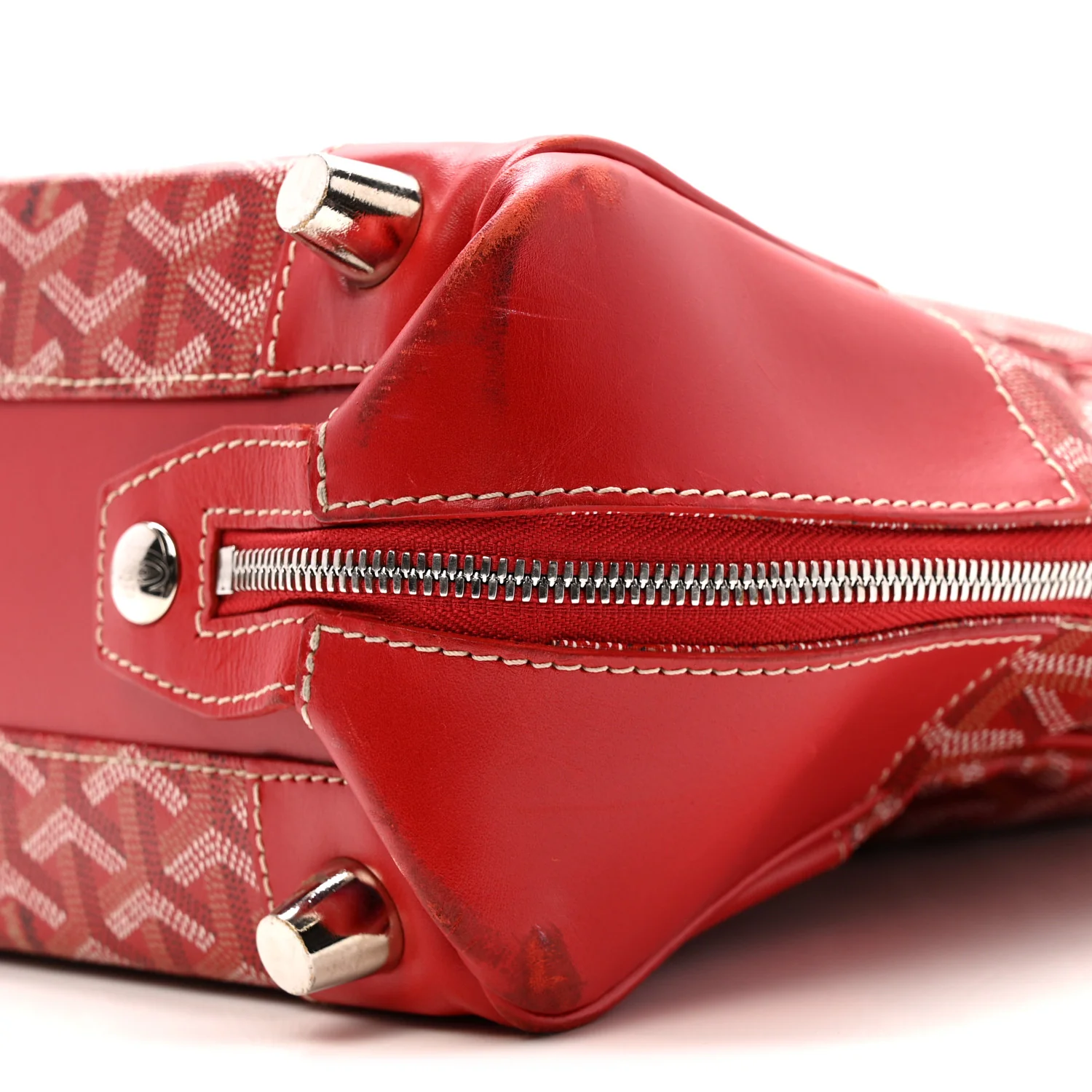 Goyardine Porte-Habits Garment Bag Red - Image 16