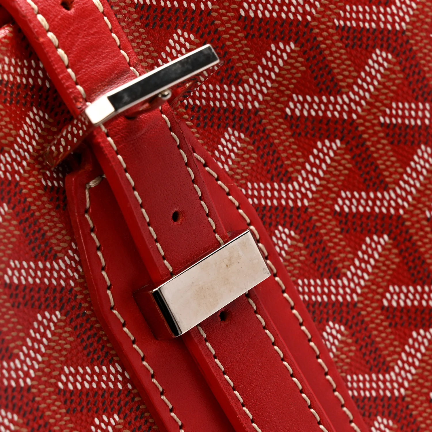 Goyardine Porte-Habits Garment Bag Red - Image 22