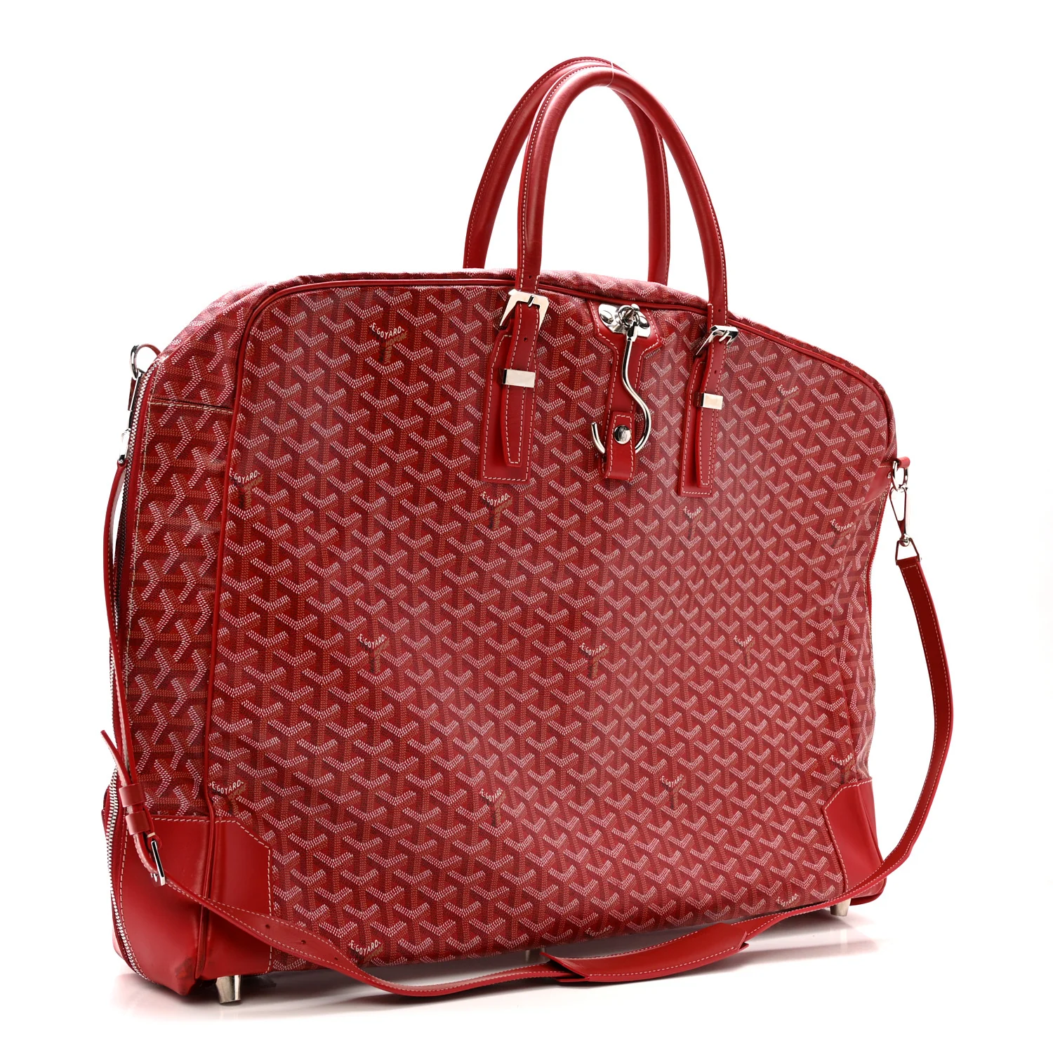 Goyardine Porte-Habits Garment Bag Red - Image 3