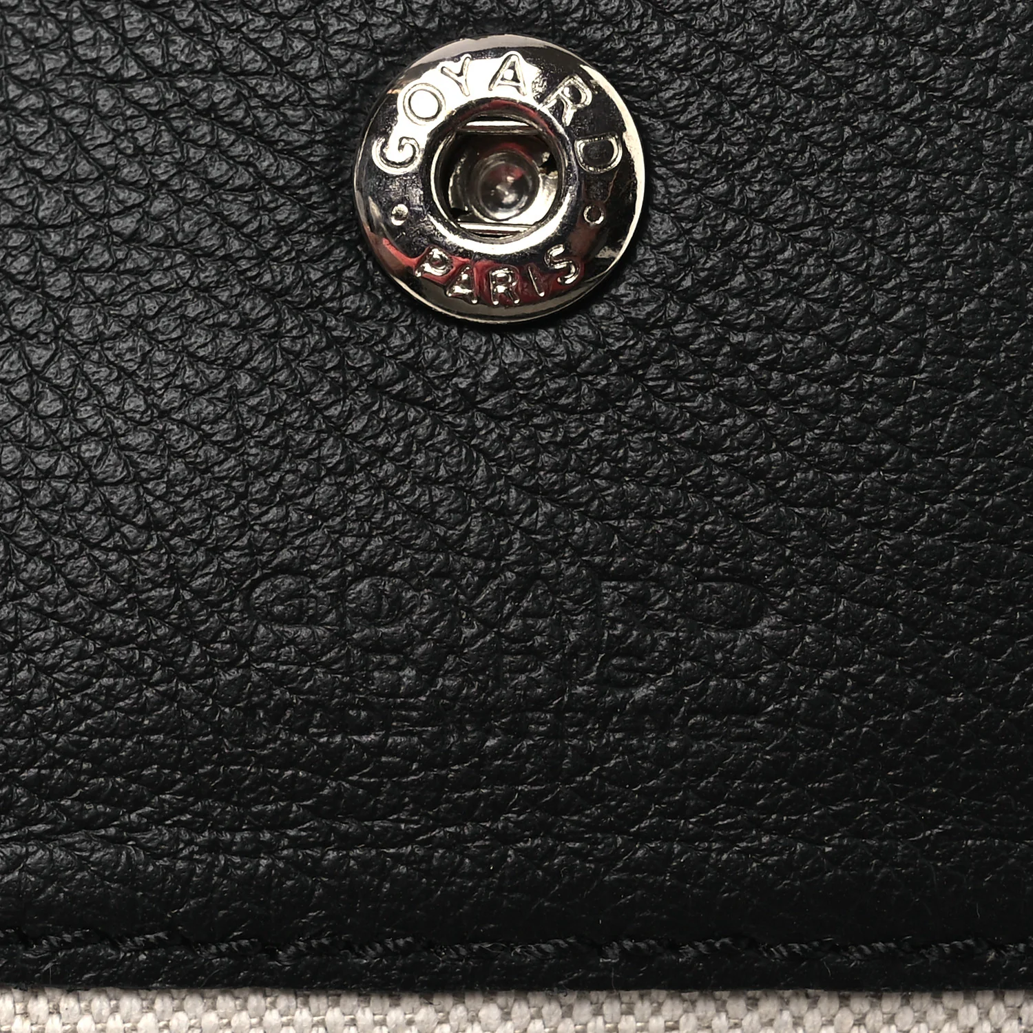 Goyardine Pouch Black - Image 6