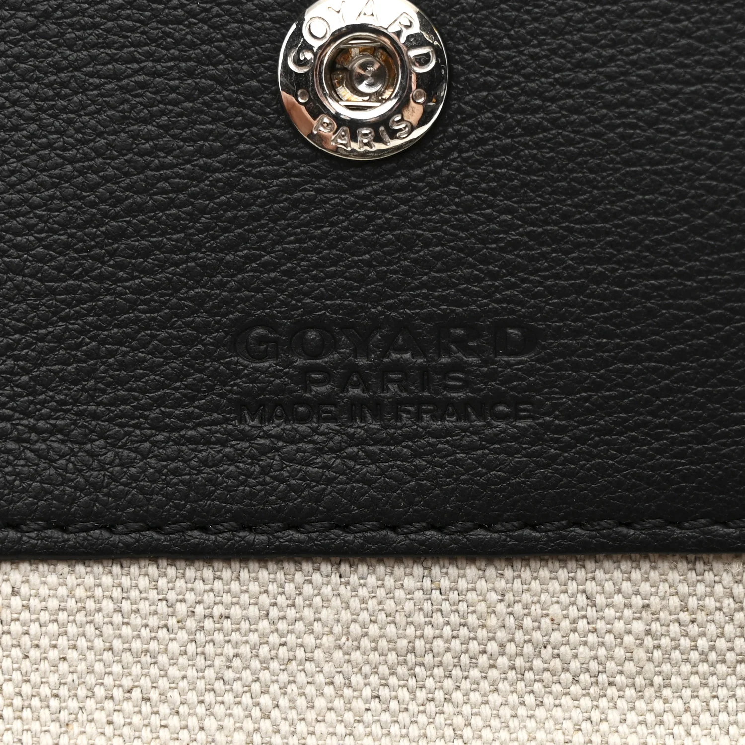 Goyardine Pouch Black - Image 6