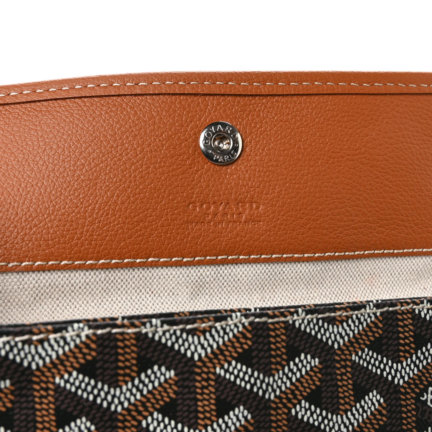 Goyardine Pouch Black Gold - Image 6