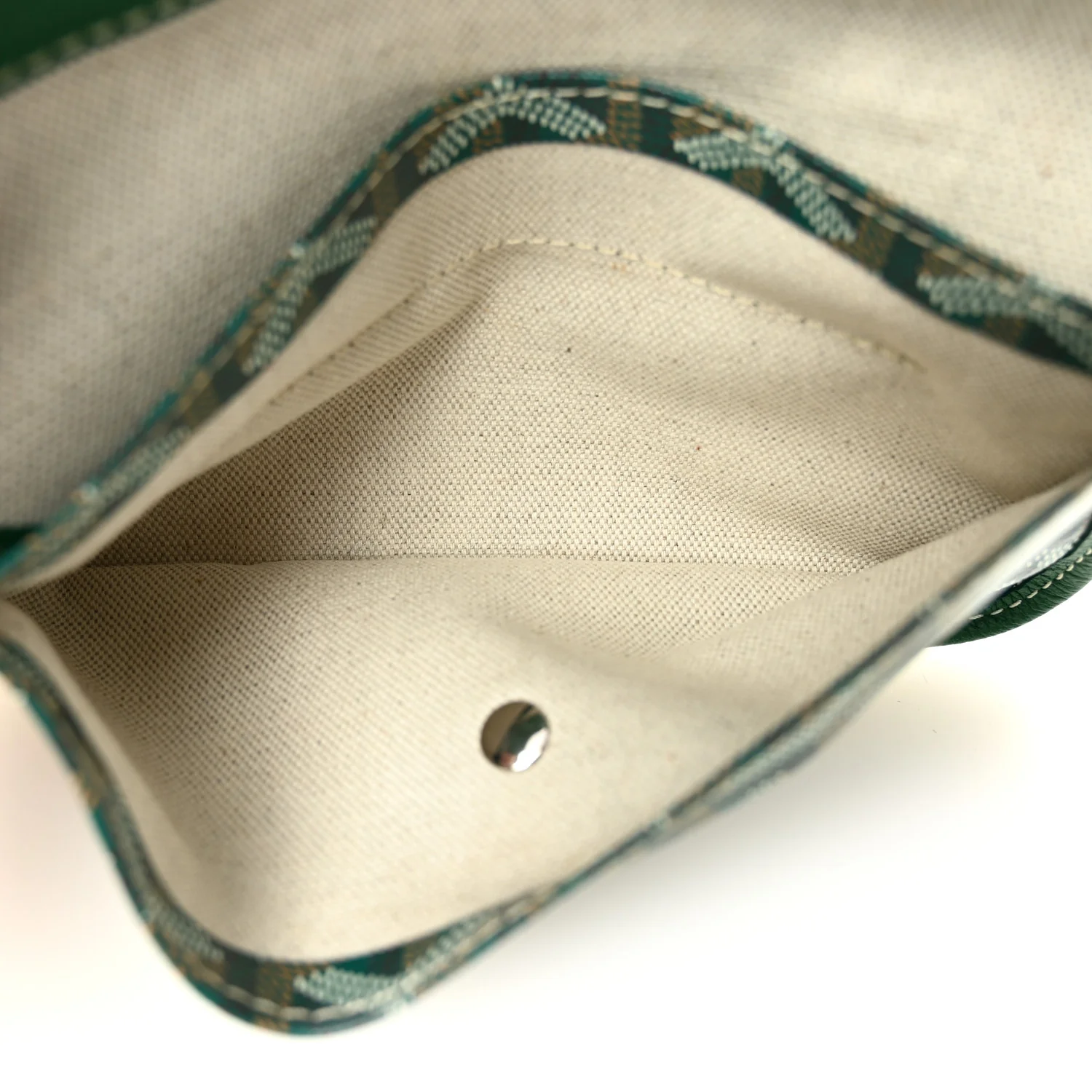 Goyardine Pouch Green - Image 5