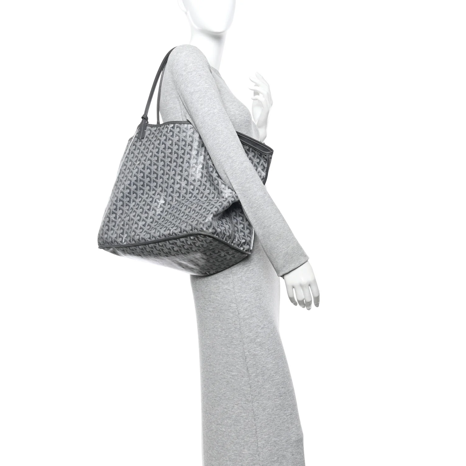 Goyardine Reversible Anjou GM Grey - Image 2