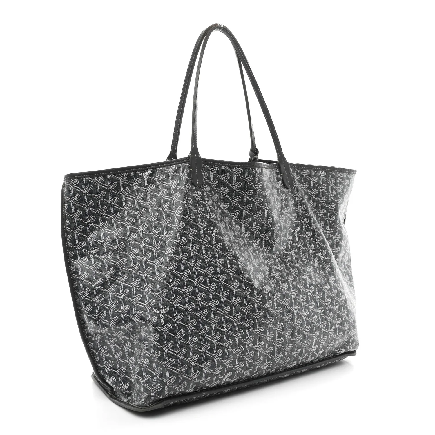 Goyardine Reversible Anjou GM Grey - Image 5