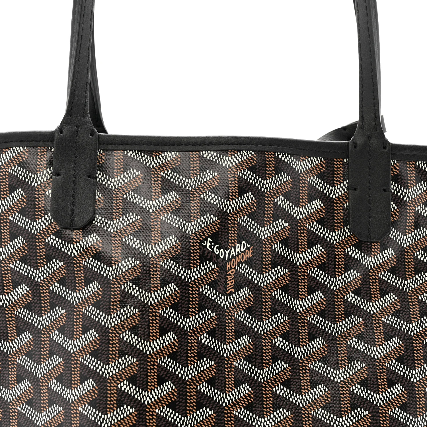 Goyardine Reversible Mini Anjou Black - Image 12