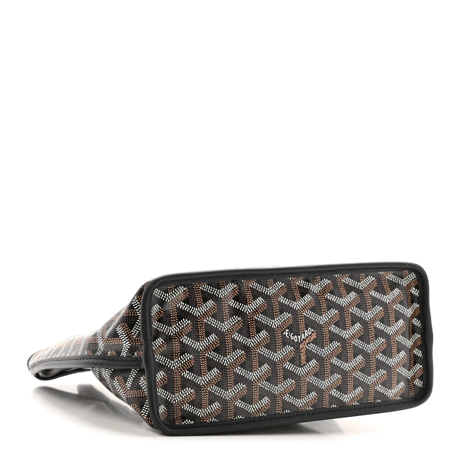 Goyardine Reversible Mini Anjou Black - Image 7