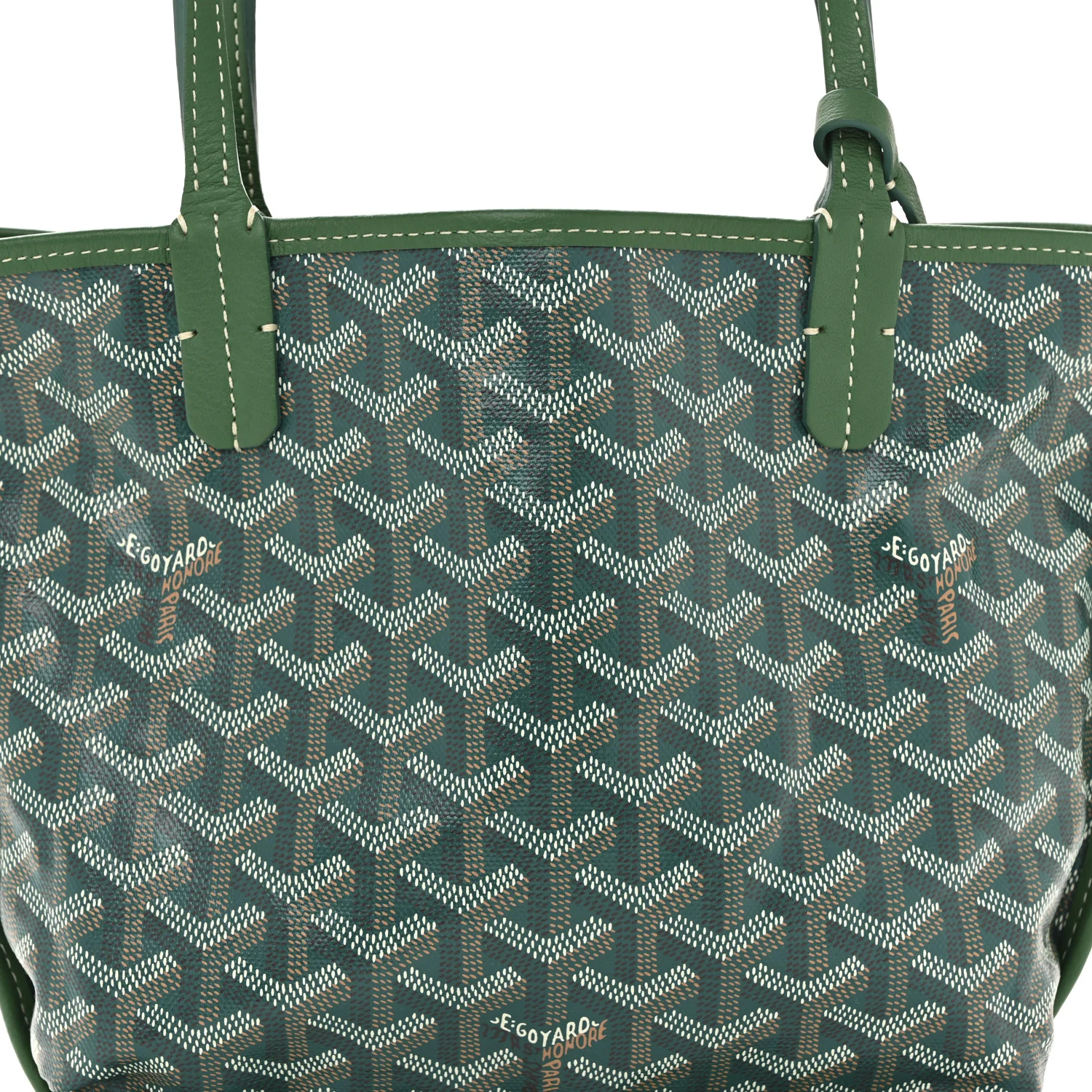 Goyardine Reversible Mini Anjou Green - Image 13