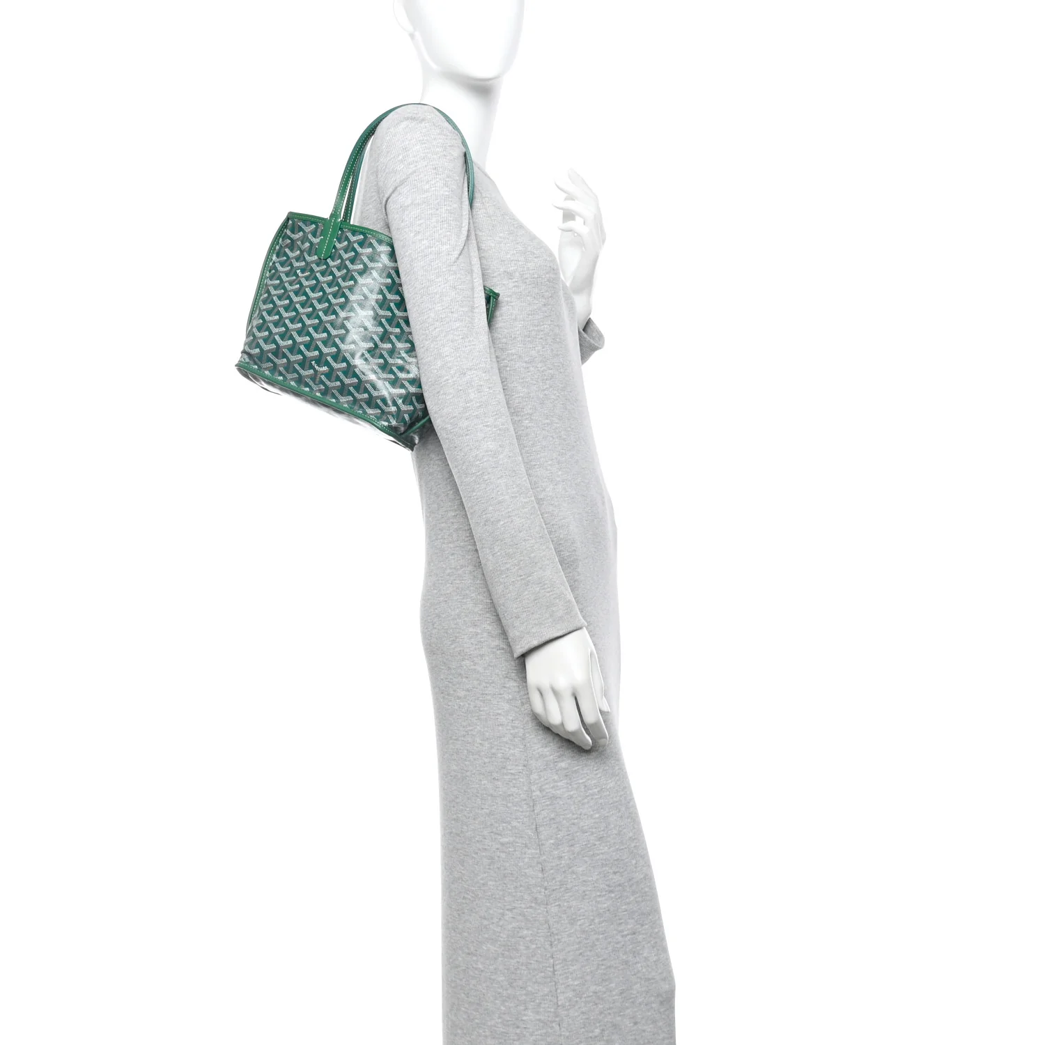 Goyardine Reversible Mini Anjou Green - Image 2