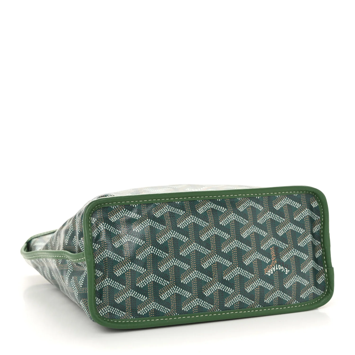 Goyardine Reversible Mini Anjou Green - Image 8