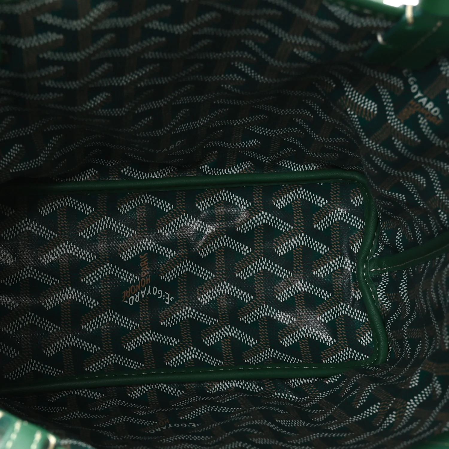 Goyardine Reversible Mini Anjou Green - Image 10