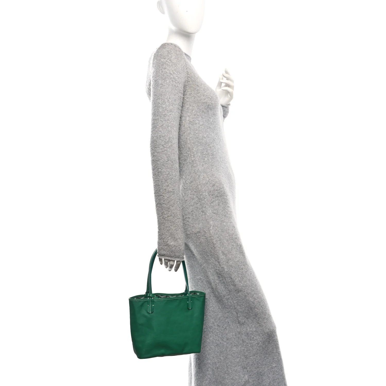 Goyardine Reversible Mini Anjou Green - Image 2