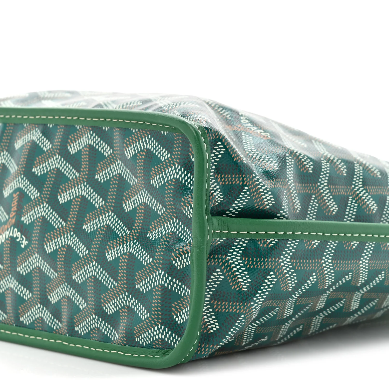 Goyardine Reversible Mini Anjou Green - Image 14