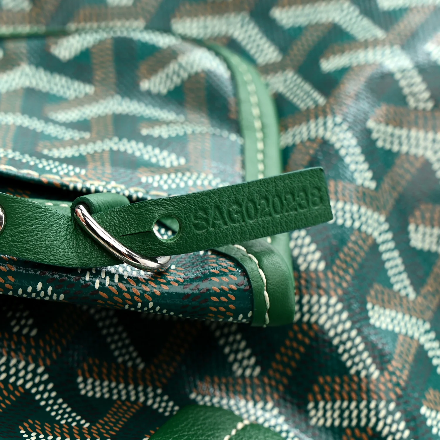 Goyardine Reversible Mini Anjou Green - Image 13