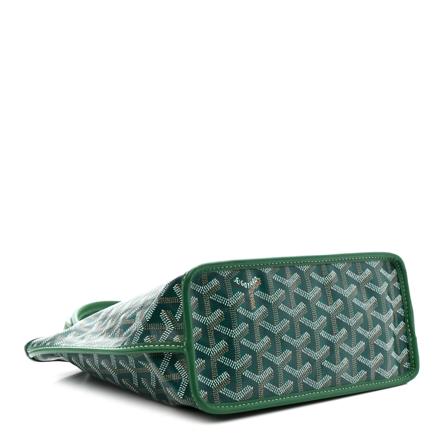 Goyardine Reversible Mini Anjou Green - Image 8