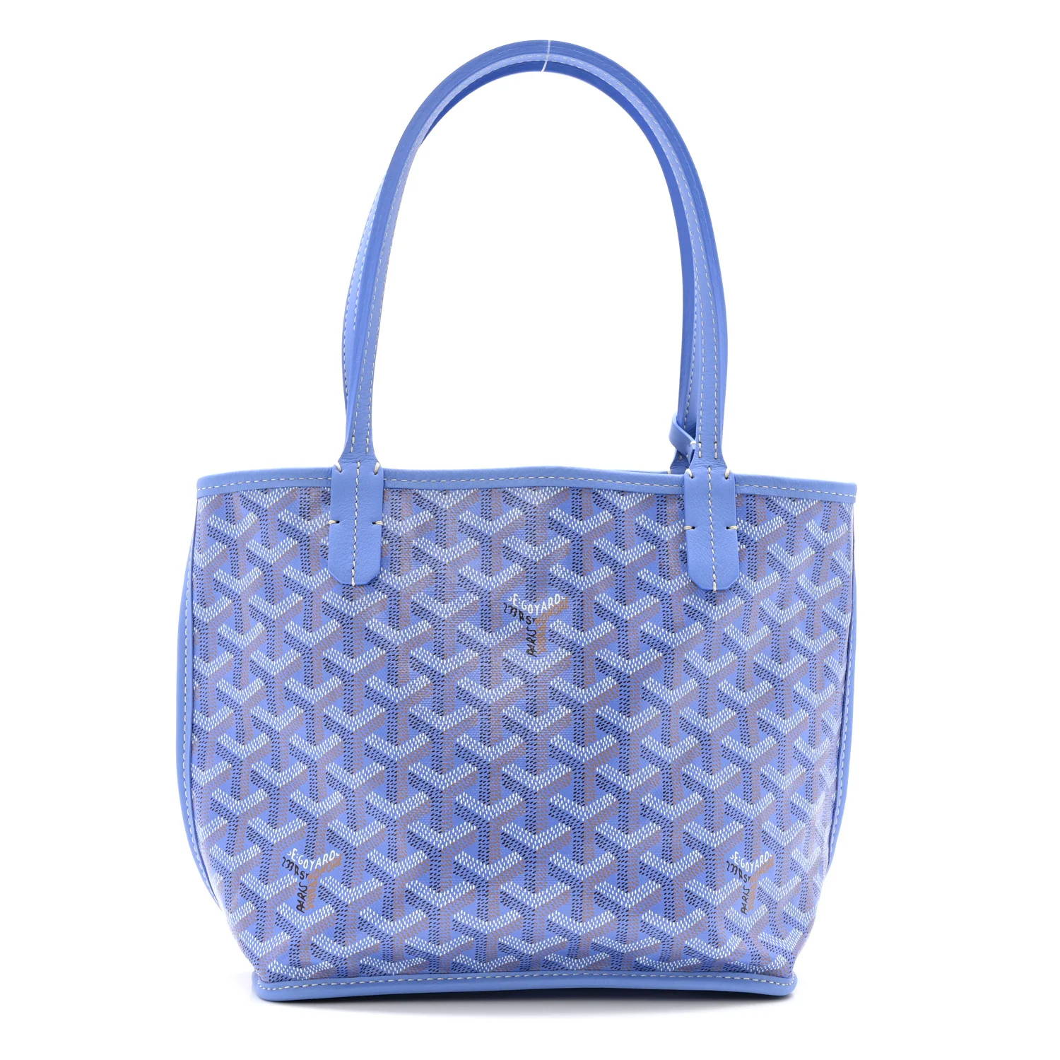Goyardine Reversible Mini Anjou Iris