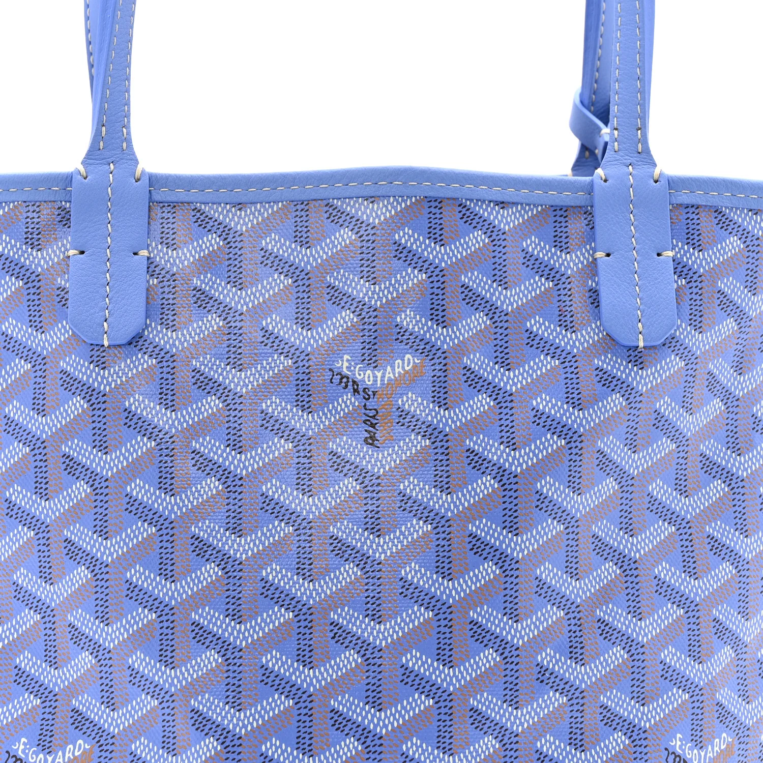 Goyardine Reversible Mini Anjou Iris - Image 11