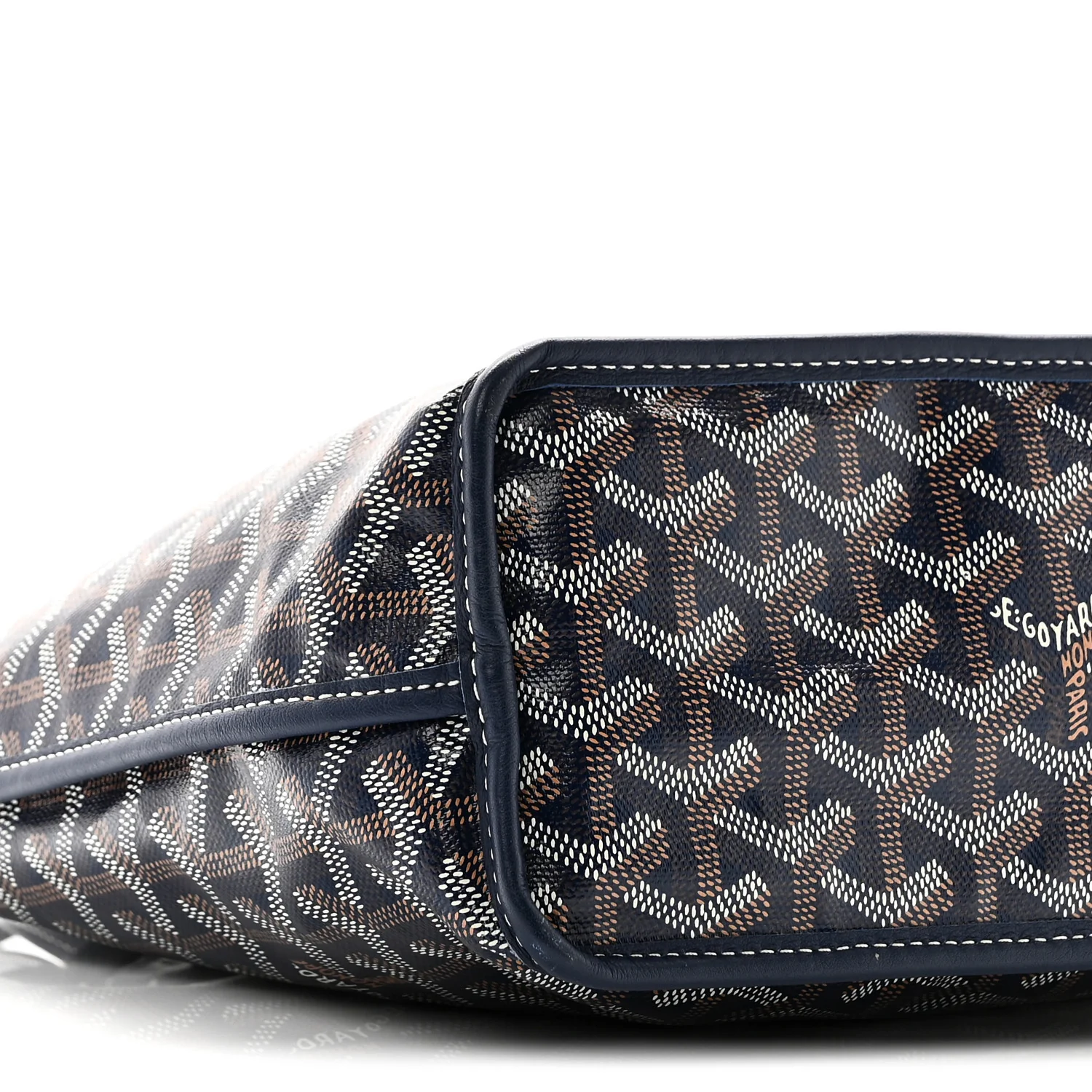 Goyardine Reversible Mini Anjou Navy - Image 14