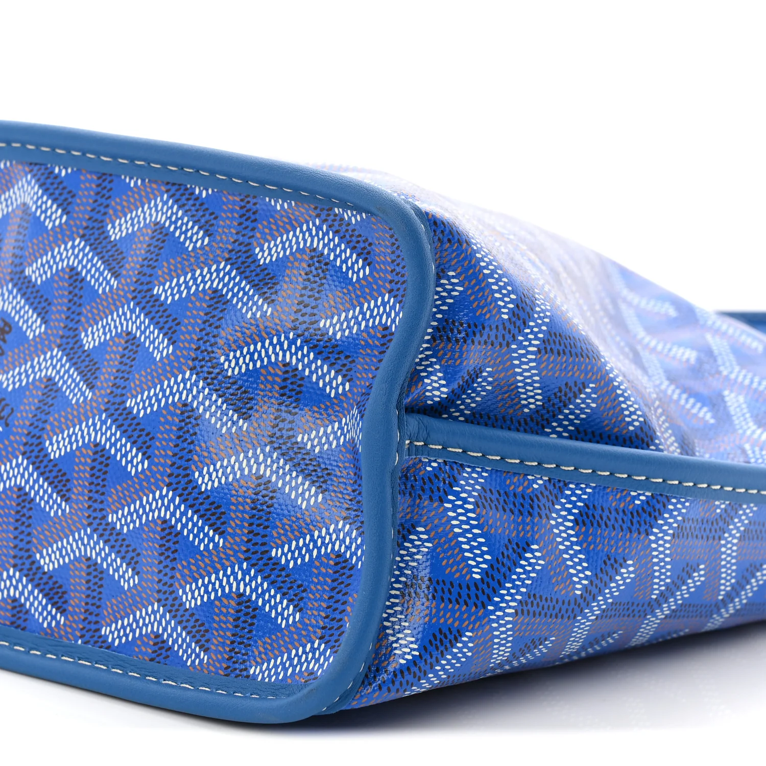 Goyardine Reversible Mini Anjou Sky Blue - Image 17