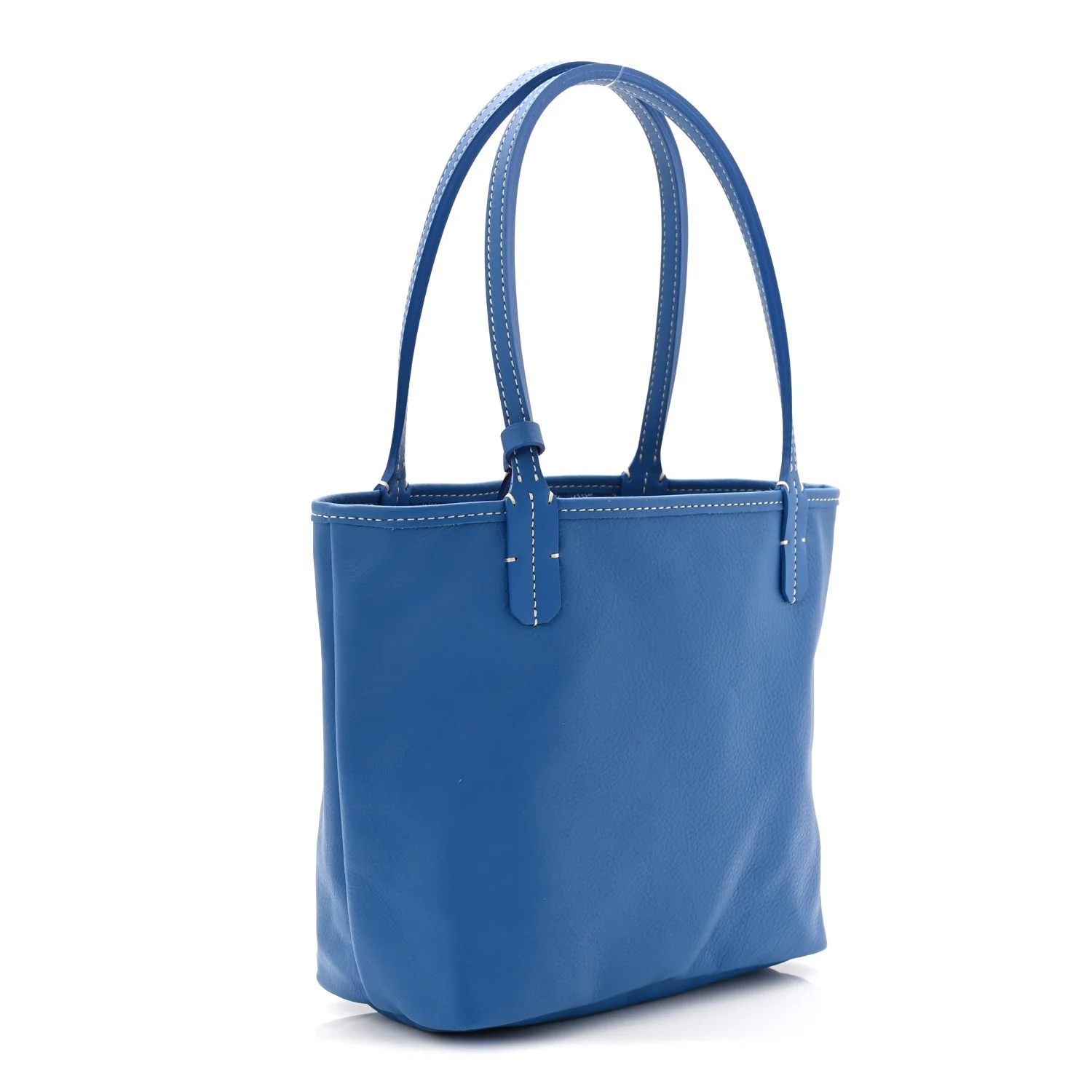 Goyardine Reversible Mini Anjou Sky Blue - Image 4