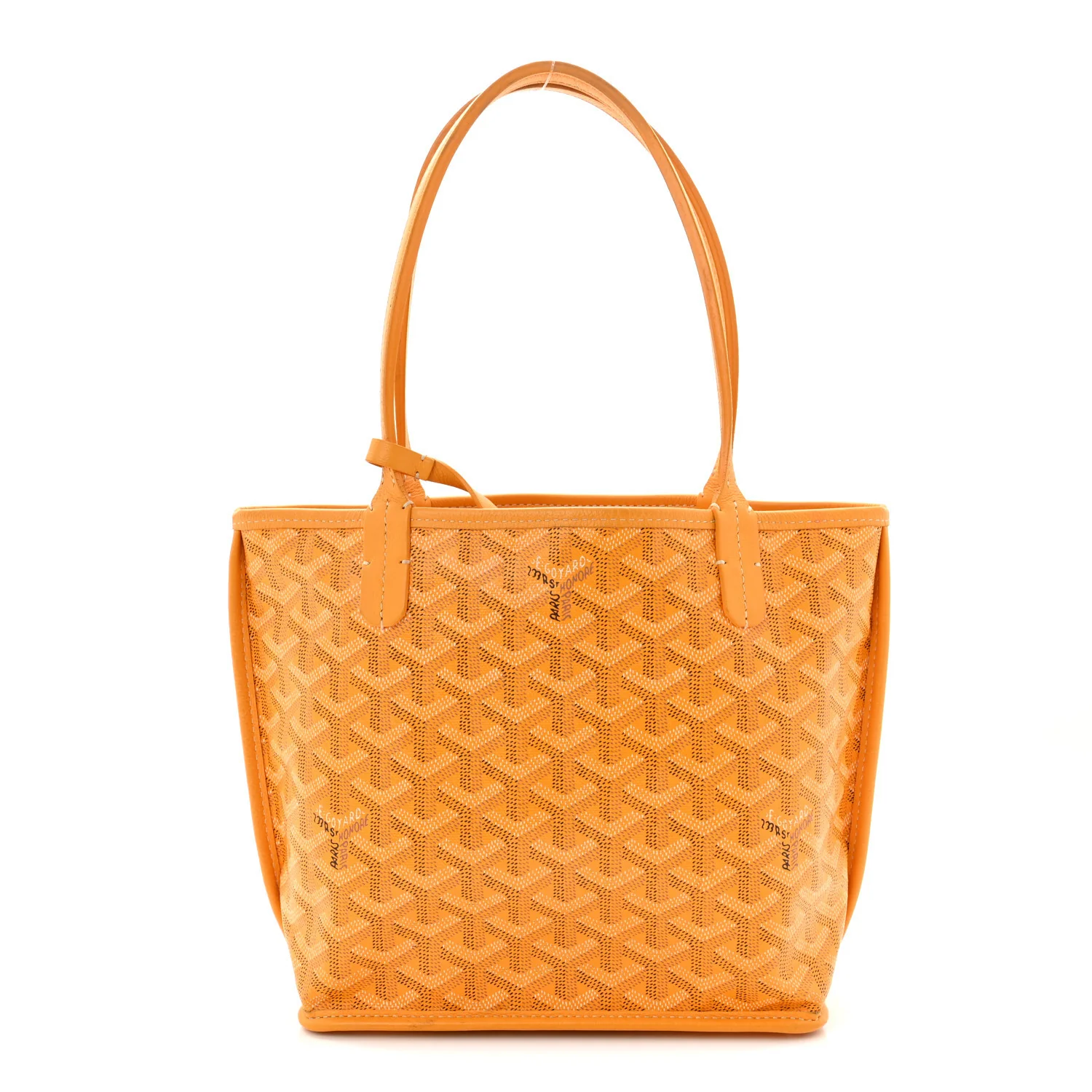 Goyardine Reversible Mini Anjou Yellow