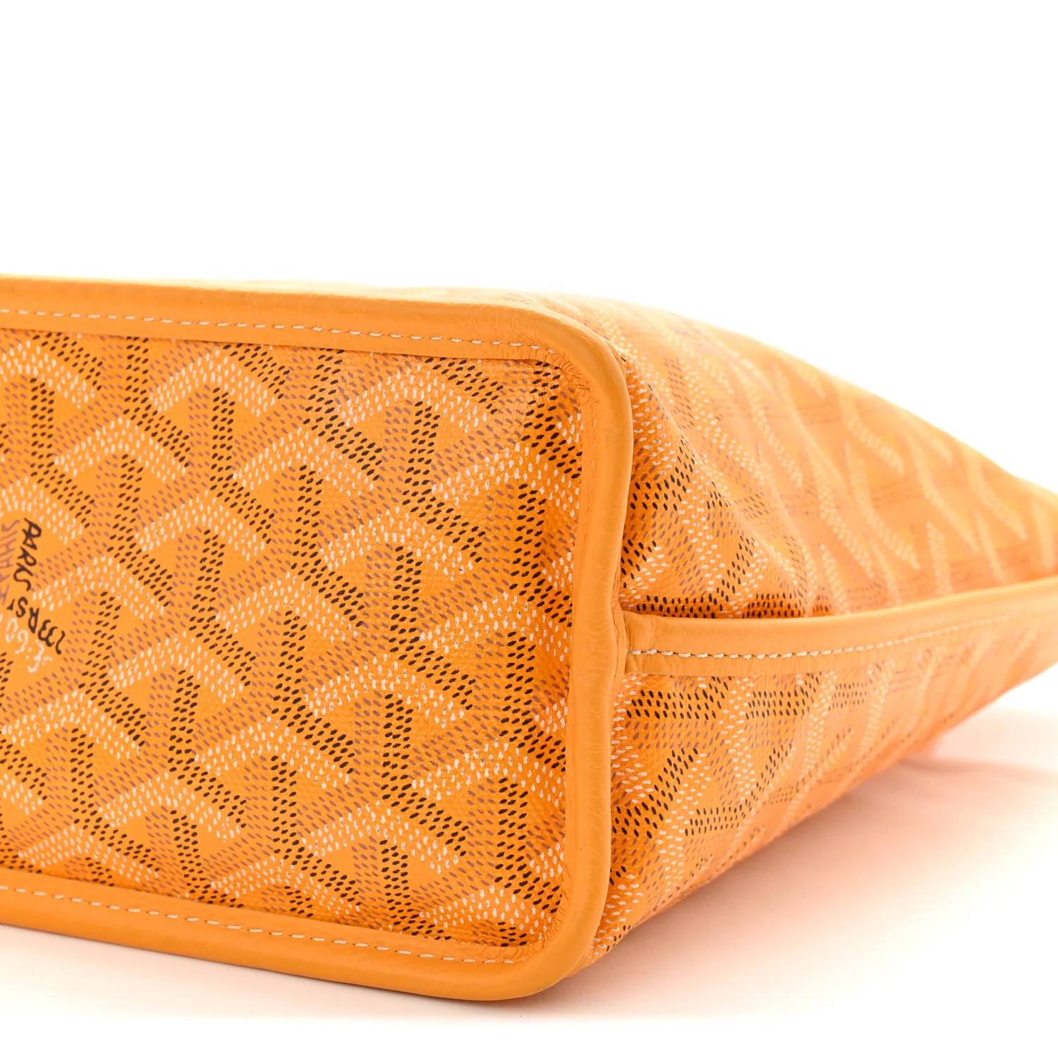Goyardine Reversible Mini Anjou Yellow - Image 17