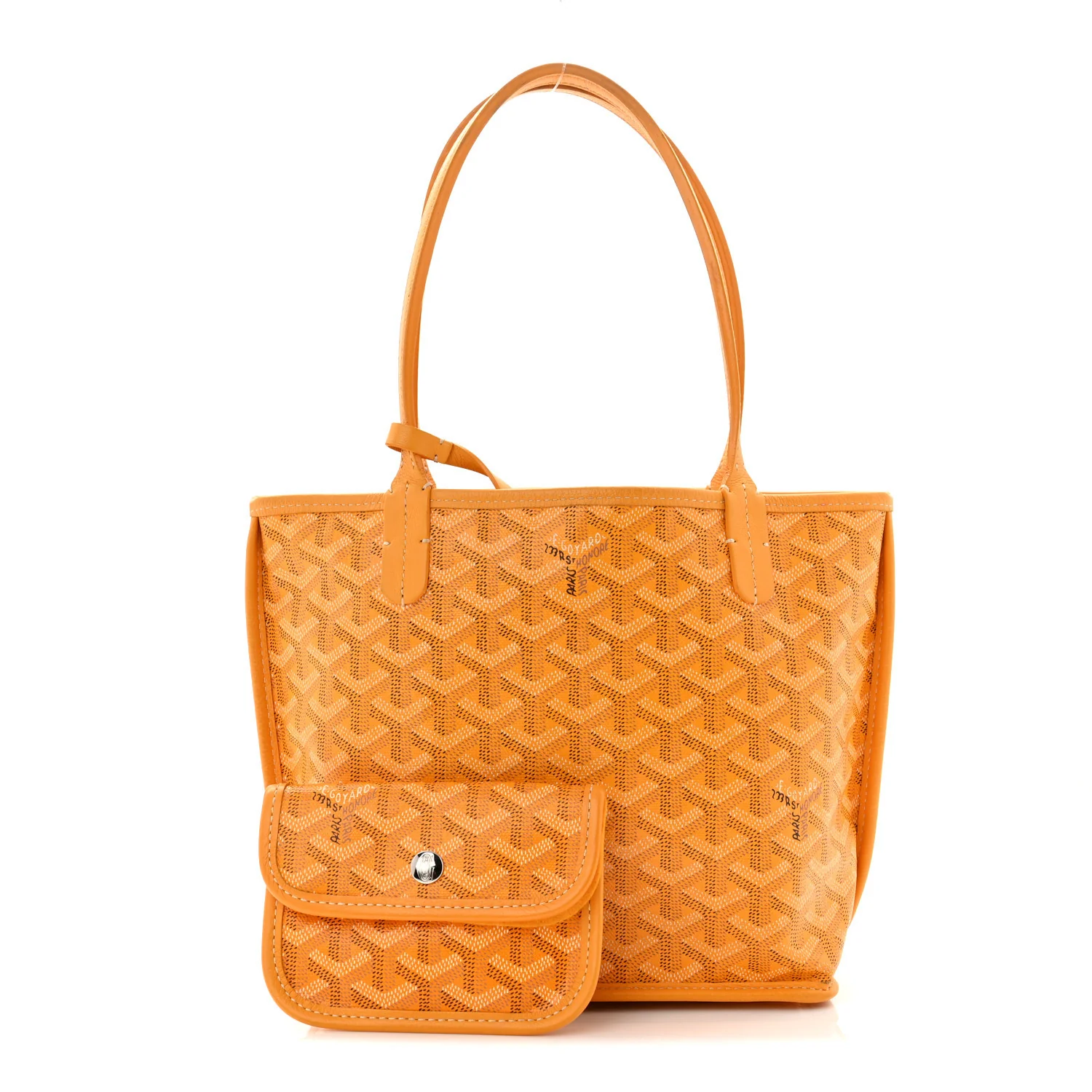 Goyardine Reversible Mini Anjou Yellow - Image 4
