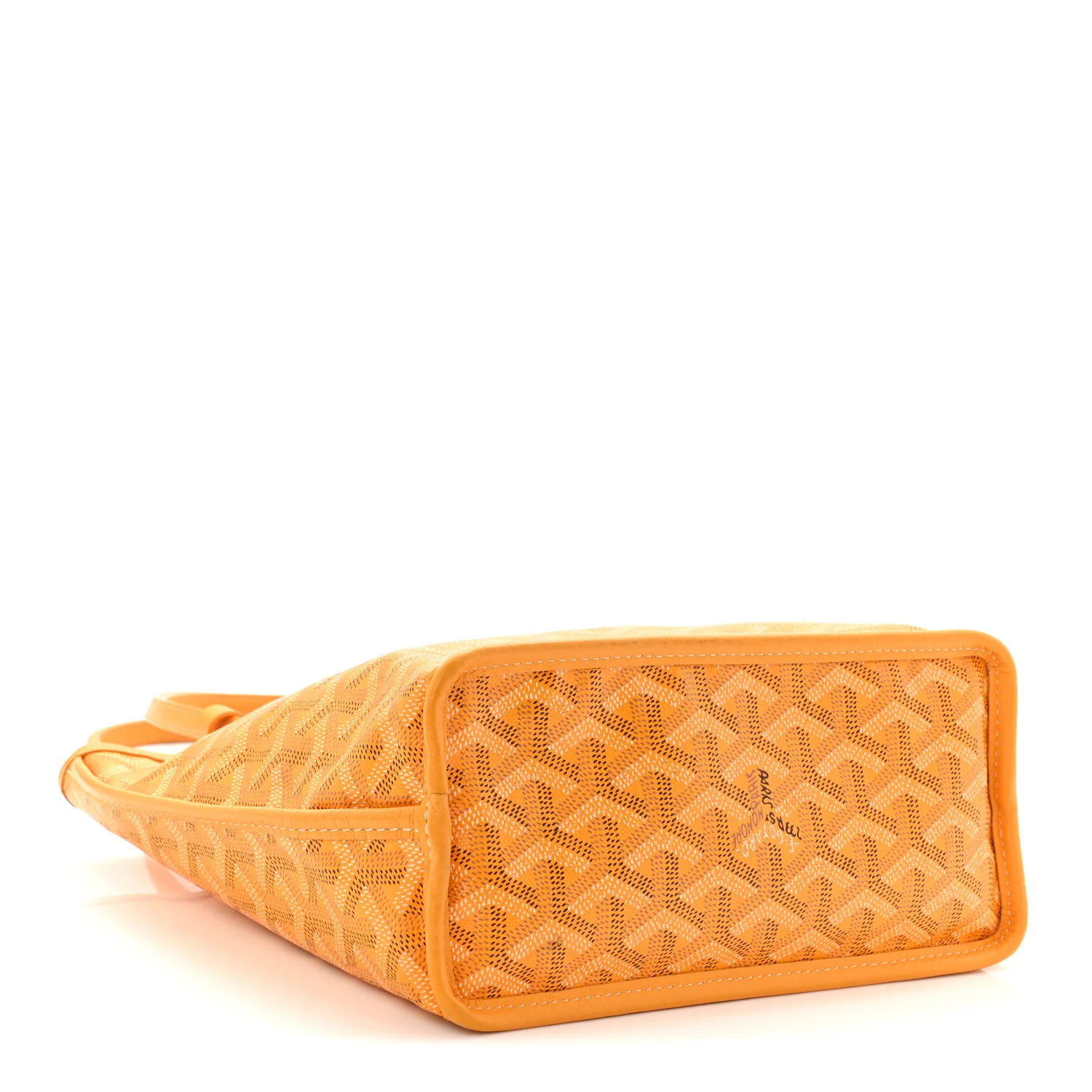 Goyardine Reversible Mini Anjou Yellow - Image 7