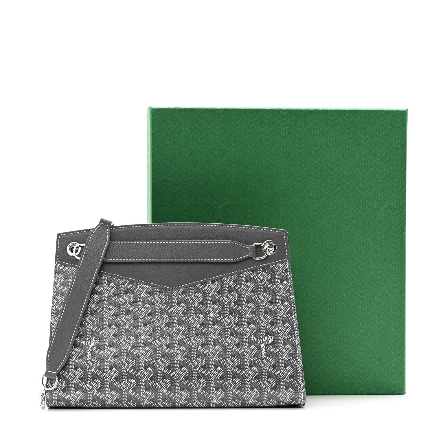 Goyardine Rouette Structure PM Grey - Image 11