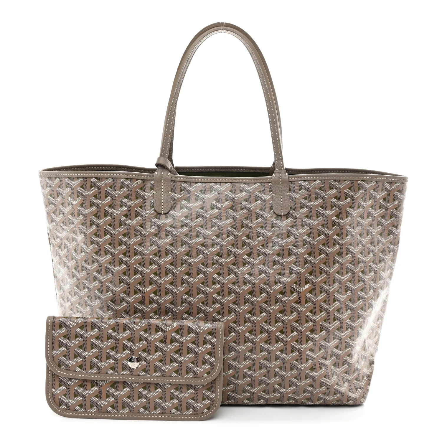 Goyardine Saint Louis Claire Voie PM Grege Khaki - Image 3