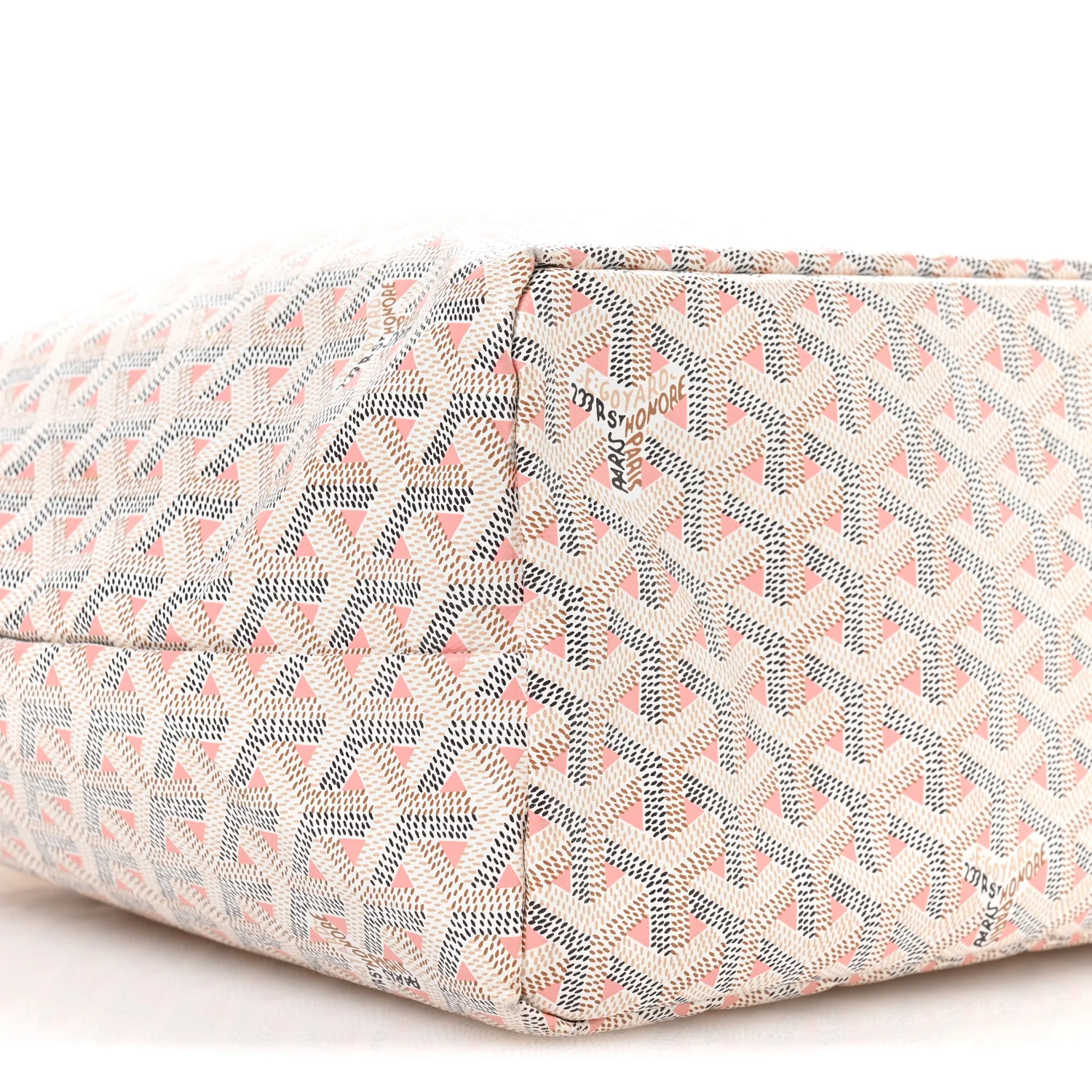 Goyardine Saint Louis Claire Voie PM White Pink - Image 9