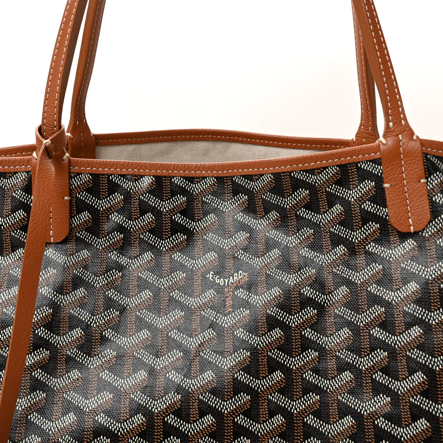 Goyardine Saint Louis GM Black Gold - Image 7