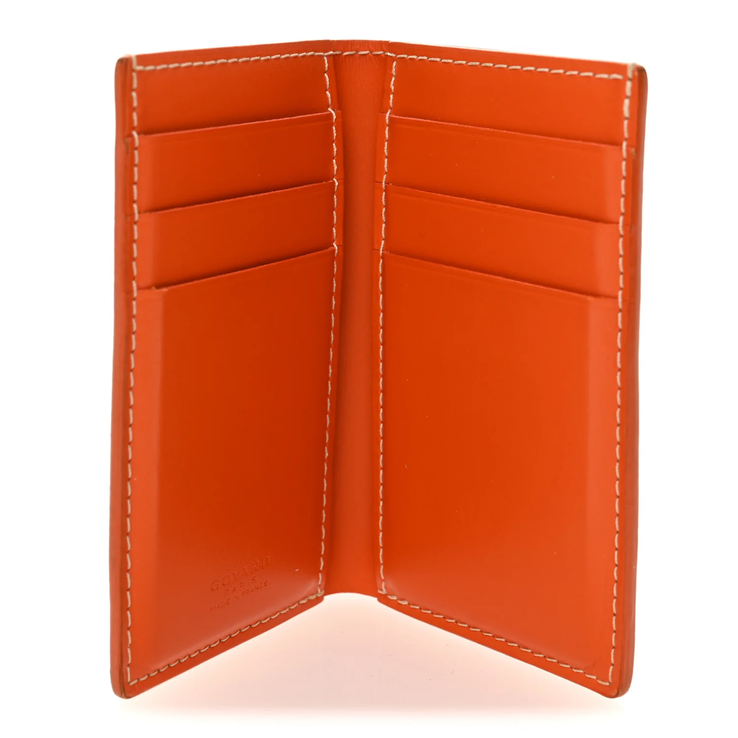 Goyardine Saint Pierre Card Holder Orange - Image 5