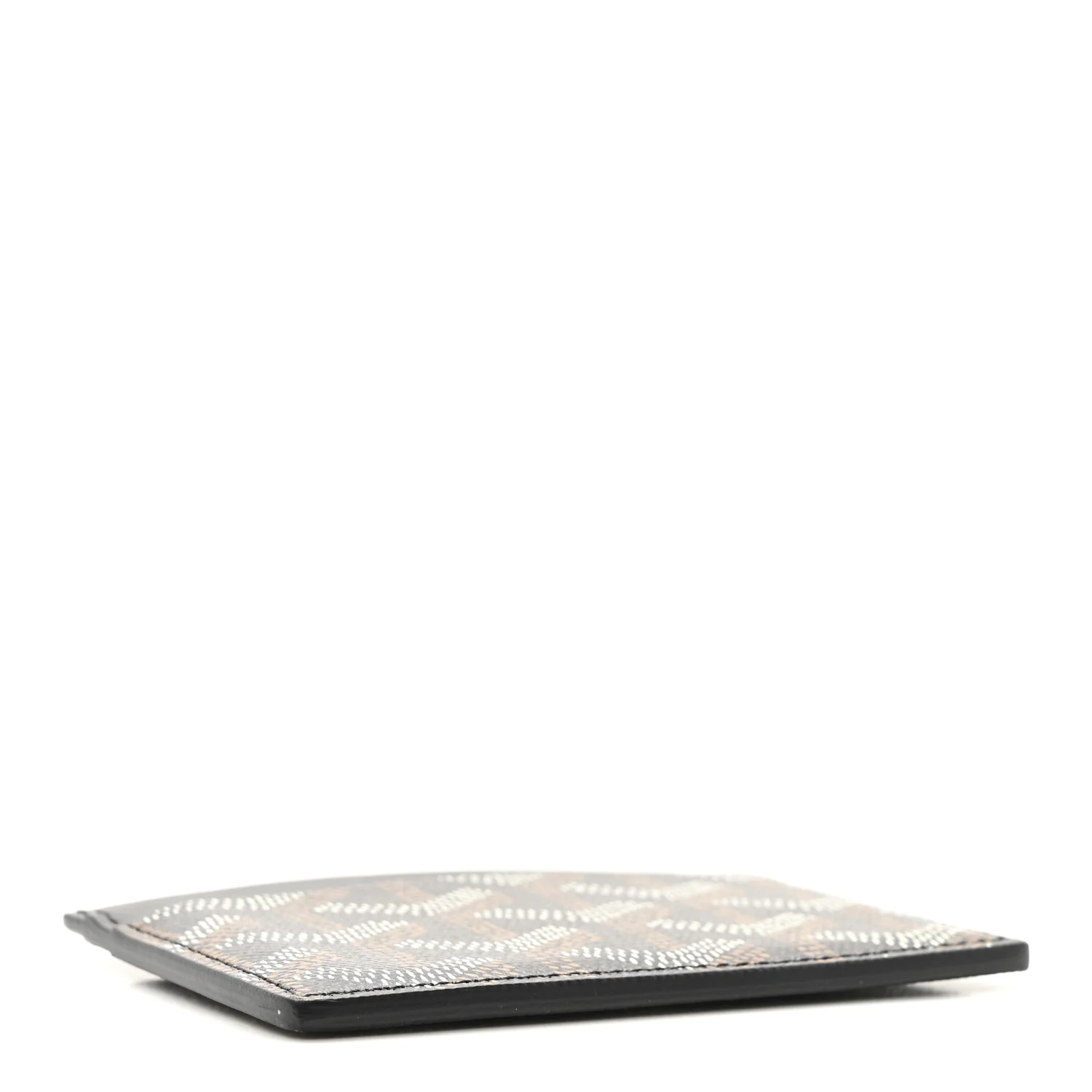 Goyardine Saint Sulpice Card Holder Black - Image 4
