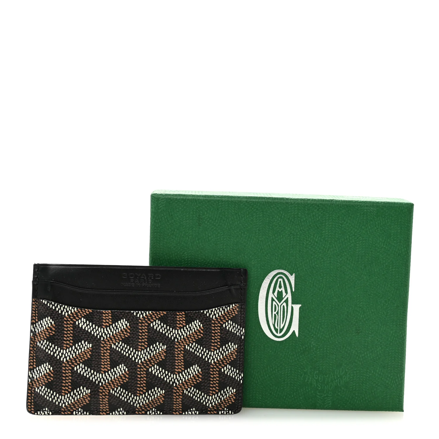 Goyardine Saint Sulpice Card Holder Black - Image 6