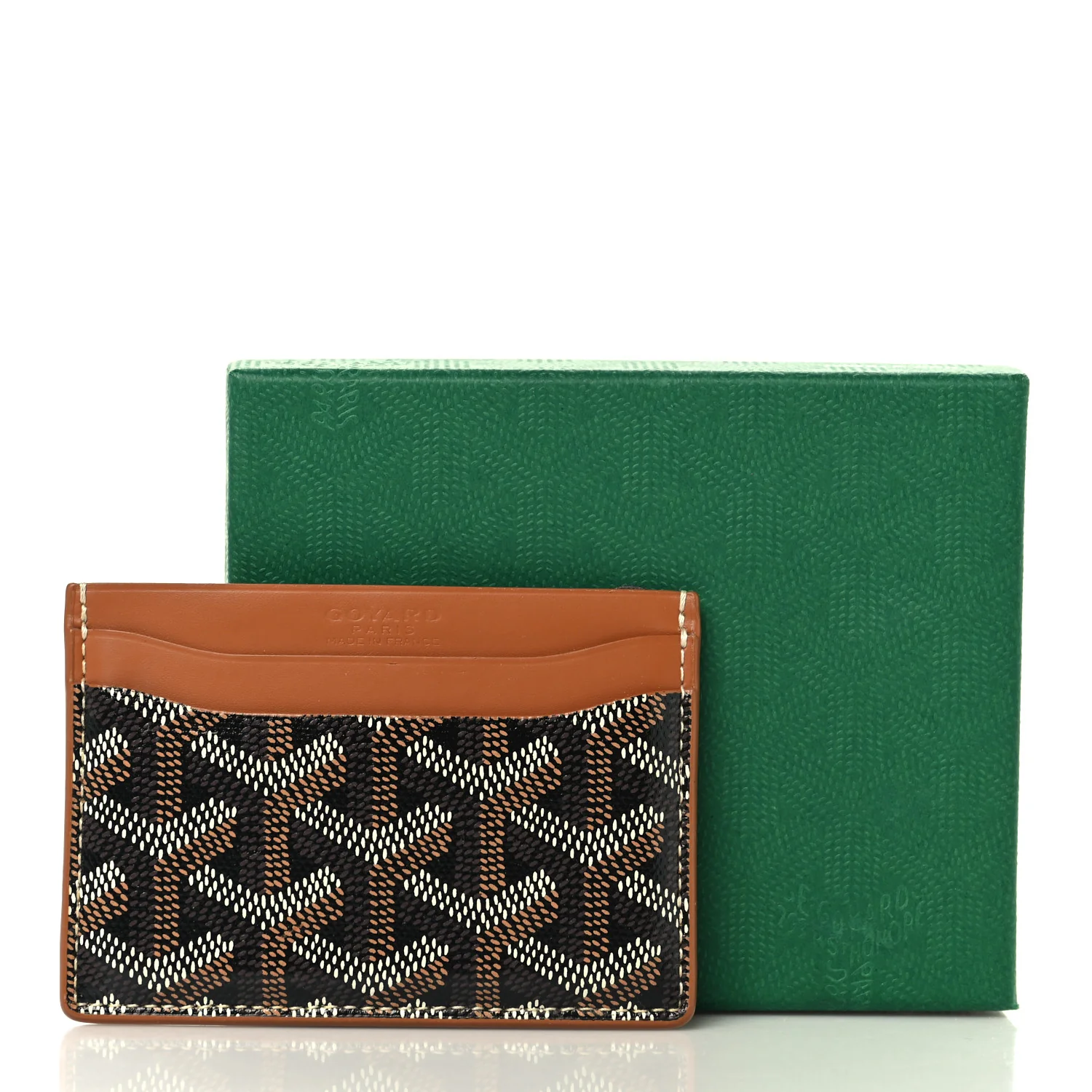 Goyardine Saint Sulpice Card Holder Black Gold - Image 7